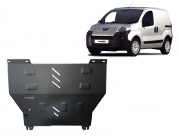 Steel skid plate for Peugeot Bipper