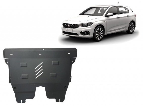 Steel skid plate for Fiat Tipo