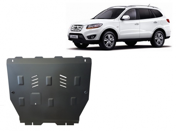 Steel skid plate for Hyundai Santa Fe