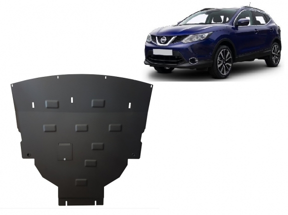 Steel skid plate for Nissan Qashqai J11