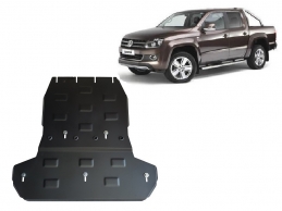 Steel gearbox and differential skid plate for Volkswagen Amarok