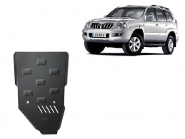 Steel gearbox skid plate for Toyota Land Cruiser J120