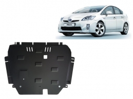 Steel skid plate for Toyota Prius