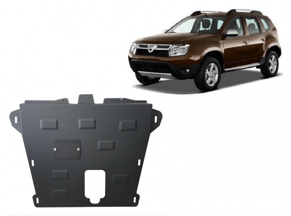 Steel skid plate for Dacia Duster