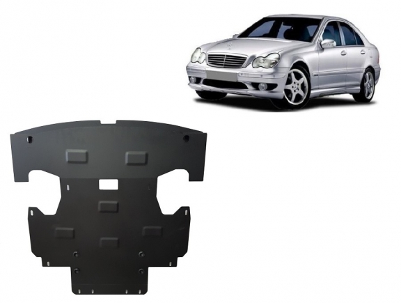 Steel skid plate for Mercedes C-Classe W203