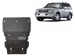 Steel skid plate for Toyota Land Cruiser J100