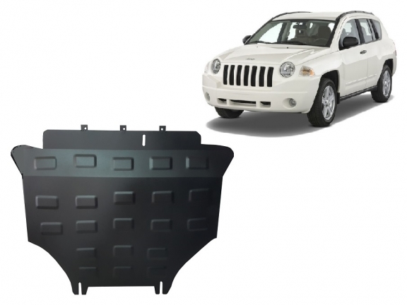 Steel skid plate for Jeep Compass