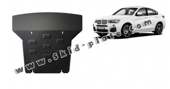 Steel skid plate for  BMW X4