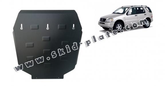 Steel gearbox skid plate for Mercedes ML W163