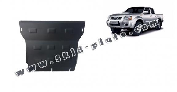 Steel skid plate for the protection of the engine and the radiator for Nissan Navara D22