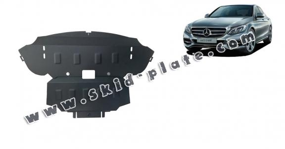 Steel skid plate for Mercedes C-Class W205