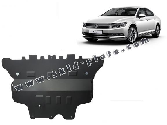 Steel skid plate for VW Passat B8 - manual gearbox