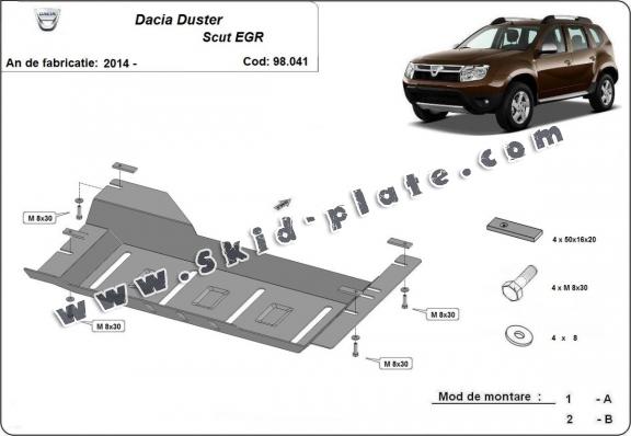 Steel EGR, system STOP&GO guard  for Dacia Duster