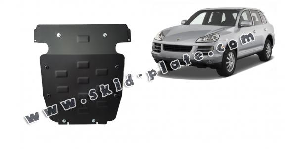 Steel skid plate for Porsche Cayenne