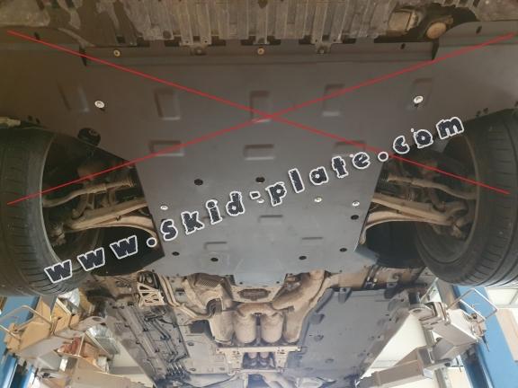 Steel gearbox skid plate for Audi A8