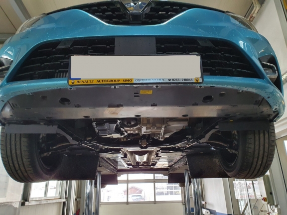Steel skid plate for Renault Captur