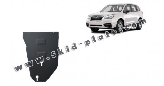 Steel manual gearbox skid plate for Subaru Forester 4