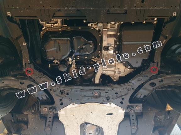 Steel skid plate for Mazda CX-30