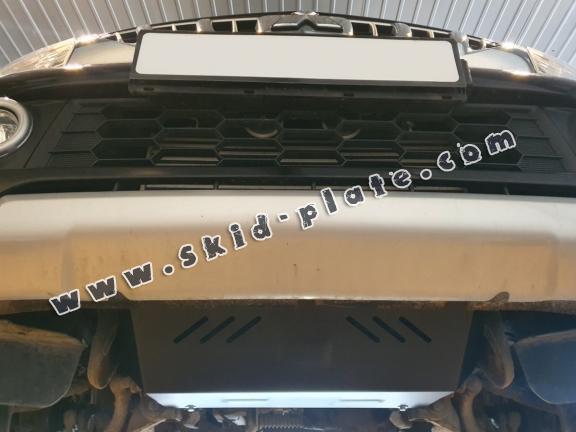 Steel radiator skid plate for Fiat Fullback