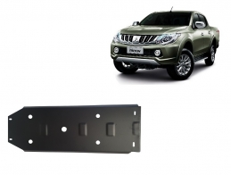 Steel fuel tank skid plate  for Mitsubishi L 200