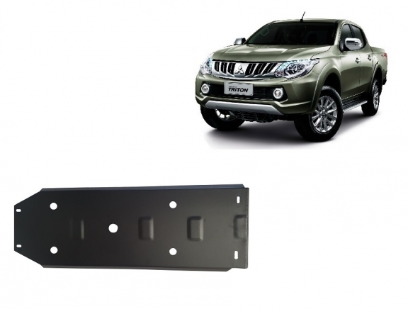 Steel fuel tank skid plate  for Mitsubishi L 200
