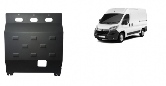 Steel skid plate for Citroen Jumper