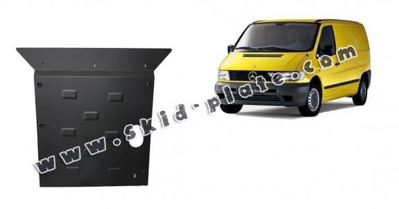 Steel skid plate for the protection of the engine and the gearbox for Mercedes Vito