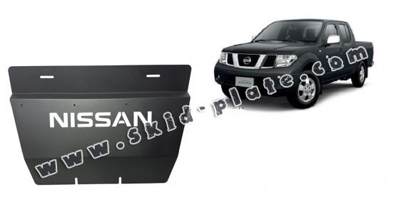 Steel radiator skid plate for Nissan Navara D40