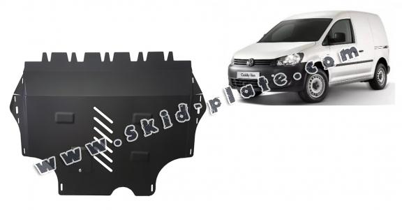 Steel skid plate for VW Caddy - with WEBASTO