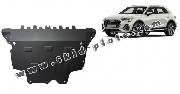 Steel skid plate for Audi Q3
