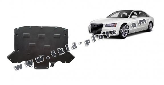 Steel gearbox skid plate for Audi A8