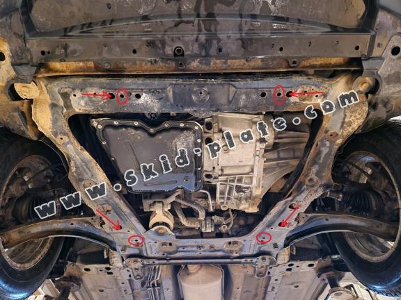 Steel skid plate for Nissan X-Trail T31 - Vers 2.0