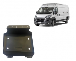 Steel fuel tank skid plate  for Fiat Ducato
