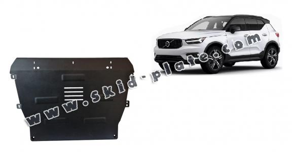 Steel skid plate for Volvo XC40