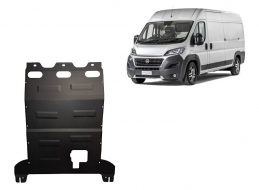 Steel skid plate for Fiat Ducato