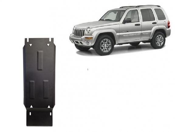 Steel gearbox skid plate for Jeep Cherokee - KJ