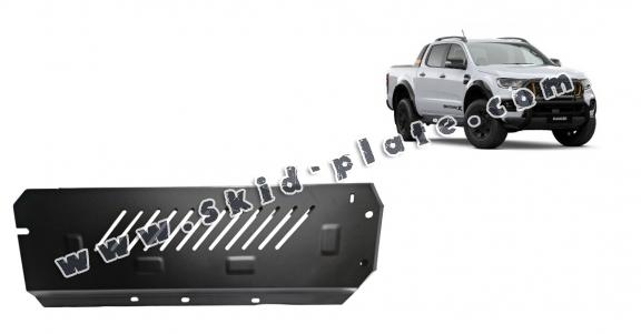 Steel DPF skid plate  for Ford Ranger