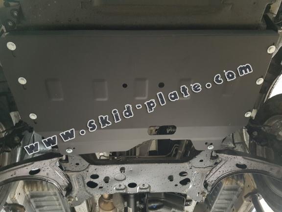 Steel skid plate for the protection of the engine and the gearbox for Ford Transit Custom