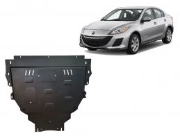 Steel skid plate for Mazda 3
