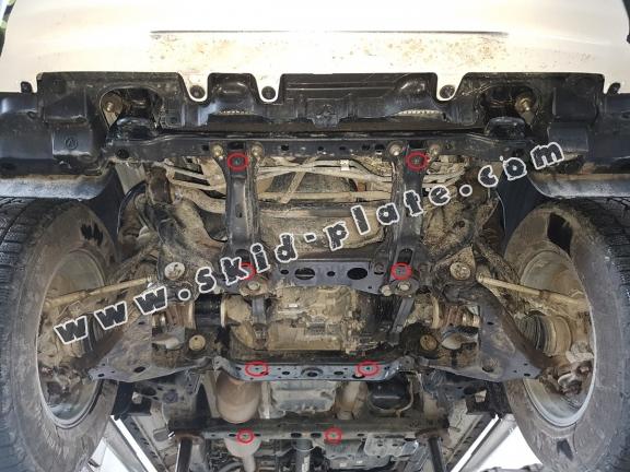 Aluminum radiator skid plate for Toyota Hilux Invincible