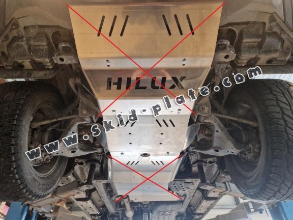 Aluminum skid plate for Toyota Hilux Revo