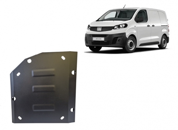 Steel AdBlue tank plate Fiat Scudo