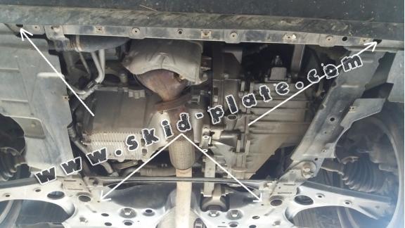 Steel skid plate for Opel Combo D 