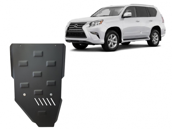 Steel gearbox skid plate for Lexus GX460