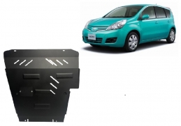 Steel skid plate for Nissan Note