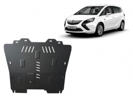 Steel skid plate for Opel Zafira C