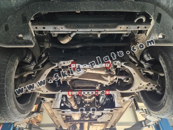 Steel skid plate for Isuzu D-Max