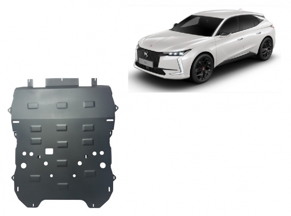 Steel skid plate for Citroen DS4 II
