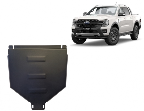 Steel automatic gearbox skid plate for Ford Ranger