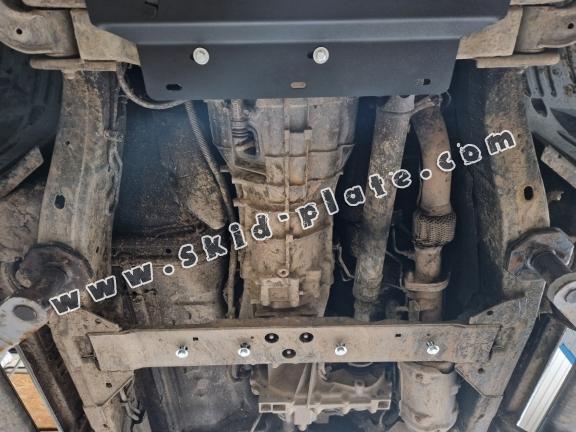Steel gearbox skid plate for Nissan Navara D40